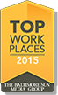 Top Work Places 2015 - Baltimore